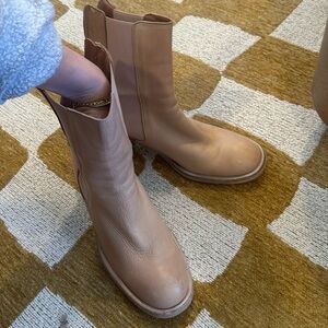 Free People Essential Chelsea Boot in Natural - Size 38 (7.5)